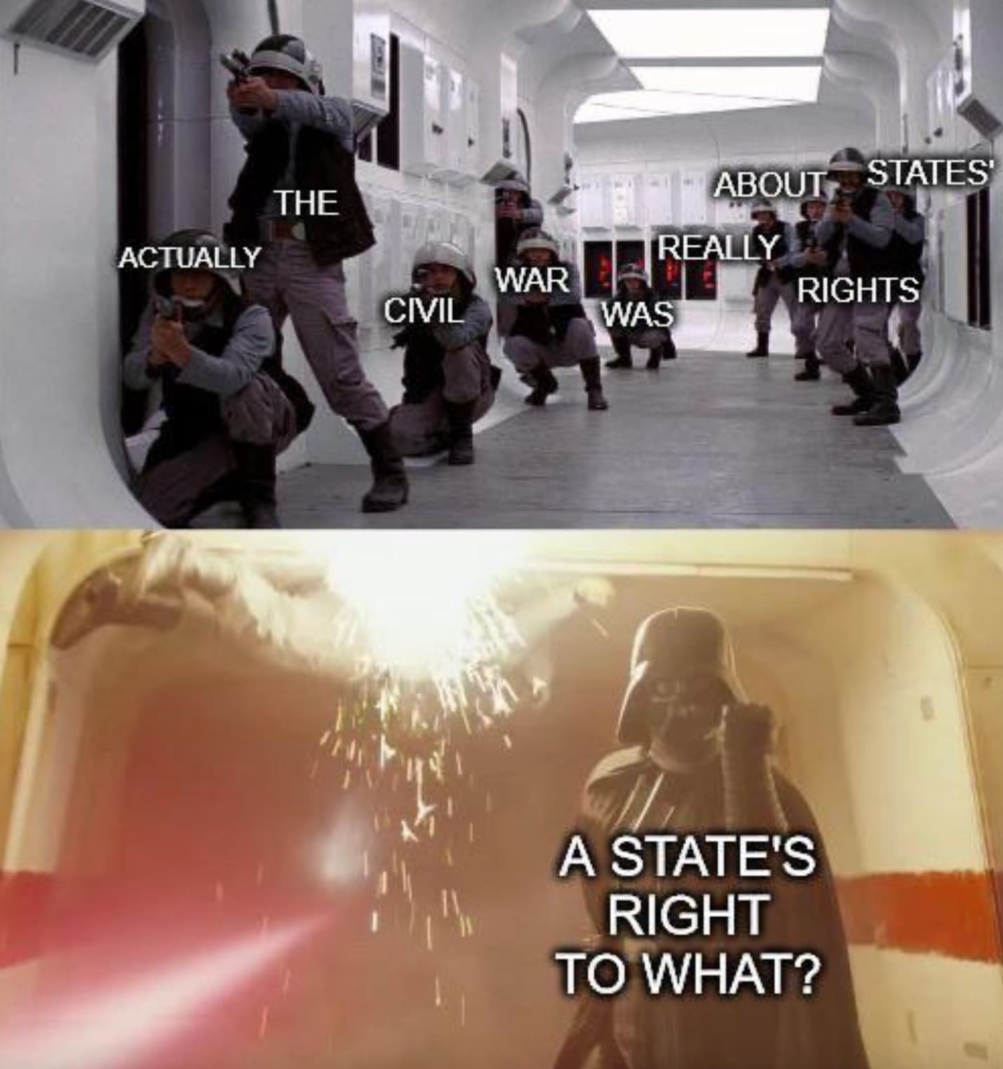 states right to what meme - Actually The About States Really War Civil Was Rights A State'S Right To What?